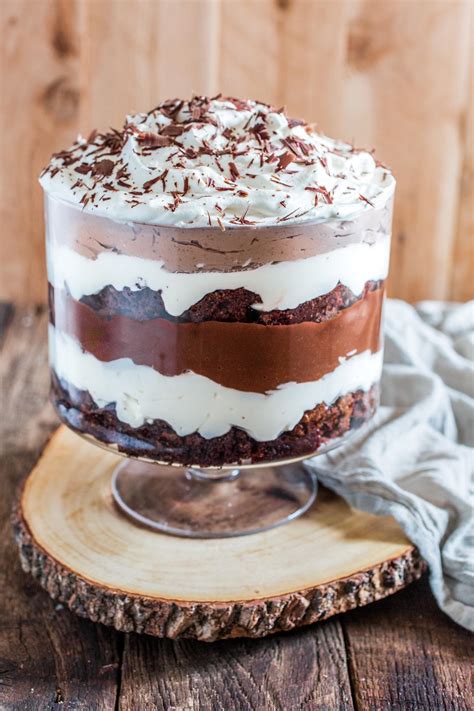 · more proof that salt makes any dessert taste better—we'd even top these dark chocolate puddings with crushed potato chips instead of pretzels. 9 Trifle Recipes For The Holidays - Simplemost