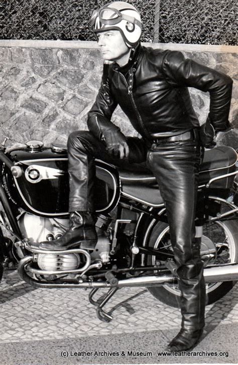 Seanpatrick68 Vintage Biker Bike Leathers Motorcycle Suits Men