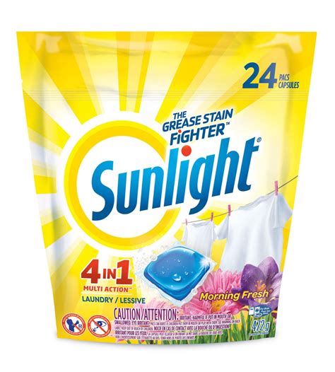 Sunlight Laundry Detergent Pacs Morning Fresh Walmart Canada