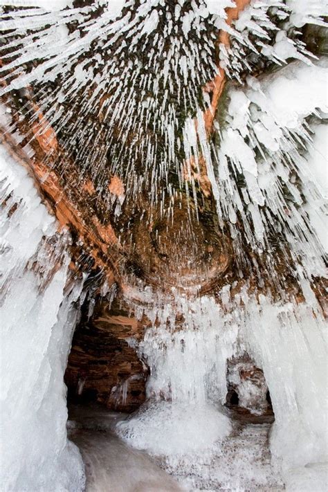 Frozen Photography In Lake Superior Ice Cave Lake Superior Ice Cave