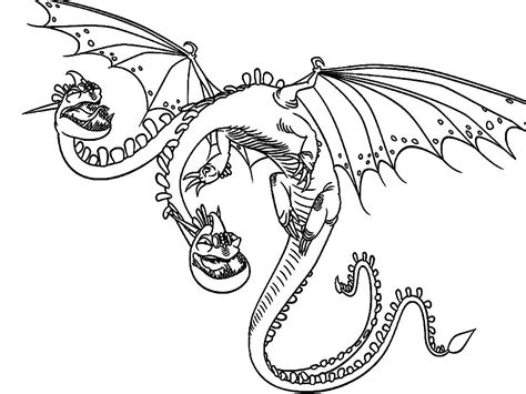 Dibujos Para Colorear Como Entrenar A Tu Dragon Imprimir Gratis