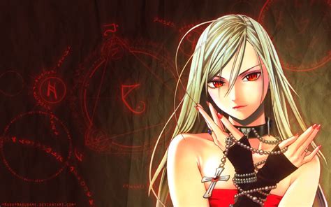 Image Dark Anime Girl With Demon Eyes Blood Of Darkness Wiki Fandom Powered By Wikia