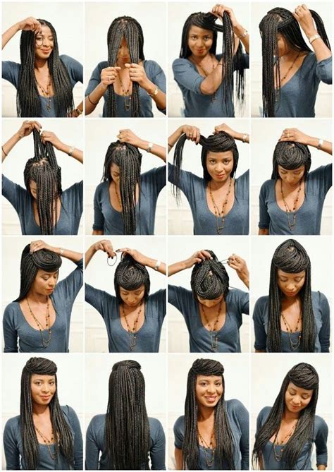 10 Instructions Directing You On How To Style Box Braids Hair Styles