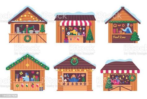 Christmas Market Stalls Decoration Shop Hot Drinks Stall Ts Boxes