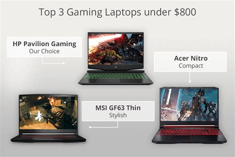 8 Best Gaming Laptops Under 800 Dollars In 2022
