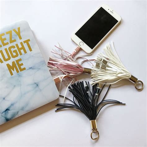 Iphone Charger Keychain And Bag Charm Iphone Charger Phone Accessories