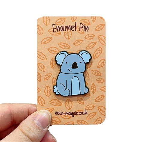 Koala Enamel Pin Badge Paper Tiger