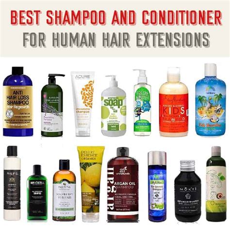 Top 10 Best Shampoo And Conditioner For Human Hair Extensions