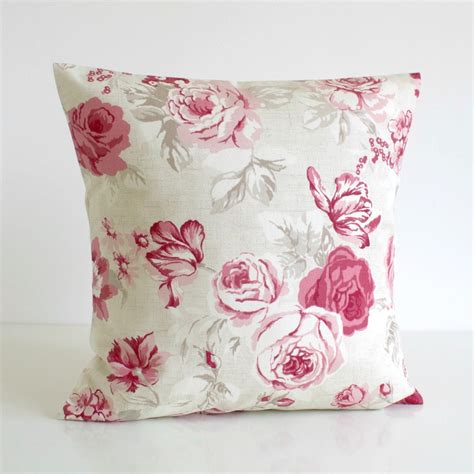 Shabby Chic Throw Pillow Cover 16×16 18×18 20×20 Decorative Cushion