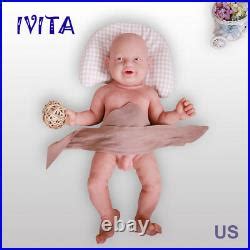 IVITA Big Reborn Babe Full Body Silicone Doll Adorable Smile Baby Infant Vinyl Baby Dolls