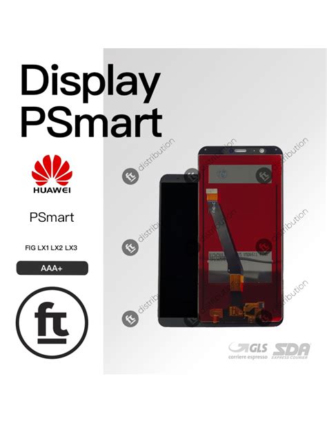 Huawei Display Psmart Fig Lx Lx Lx Con Lcd Originale No Frame Nero Touch Screen