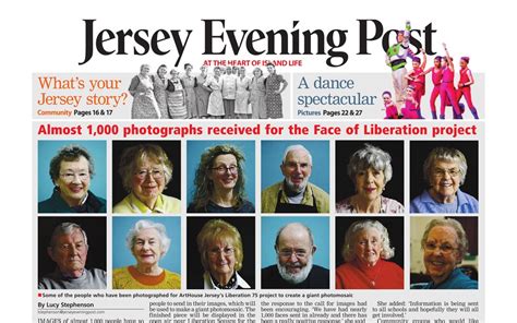 Jersey Evening Post Almost 1000 Photographs Received For Face Of