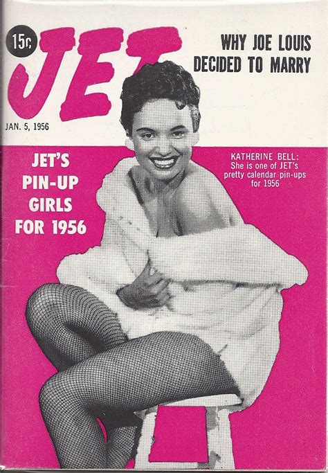 Jan 5 1956 Jet Magazine Vol 9 9 Katherine Bell Word Up Magazine Magazine Wall Jet Magazine