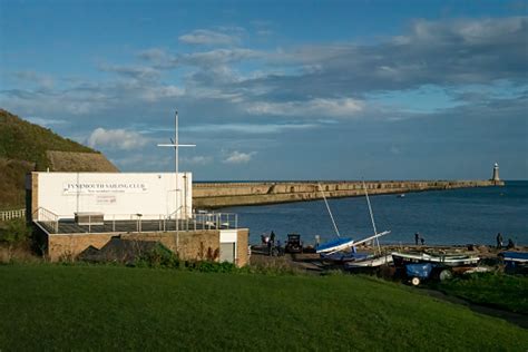 Tynemouth Sailing Club And North Shields Pier Stock Photo Download