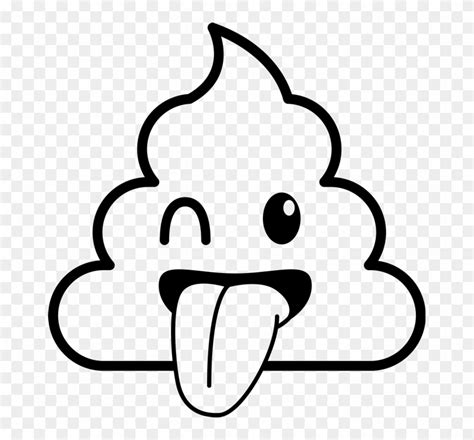 Grab these awesome poop emoji whoopee cushion valentines. Sticking Tongue Out Poop Emoji Rubber Stamp - Poop Emoji ...