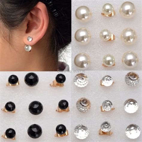 Wholesale 18pairs New Fashion Hot Selling Double Pearl Stud Earring