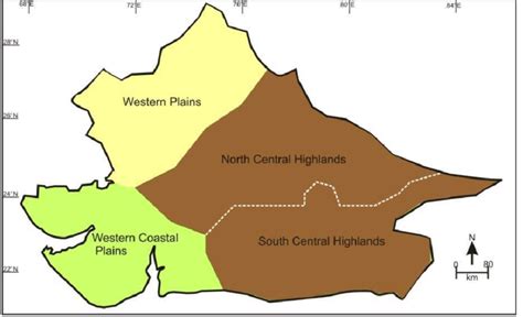 Physiographic Divisions Of The NW Region Of India Physiographic