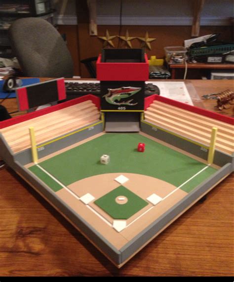 How To Build A Baseball Stadium Out Of Cardboard Baseball Wall