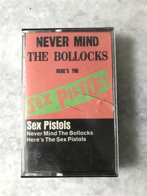 1977 Never Mind The Bollocks Heres The Sex Pistols Cassette Tape Ar