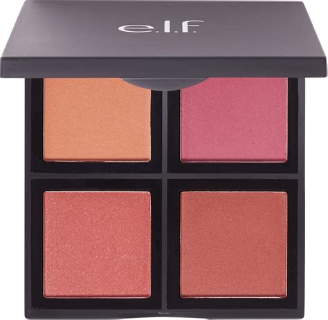 These shades can be very soft on the cheeks but can also be built up to a more intense color. e.l.f. Cosmetics Powder Blush Palette | Ulta Beauty