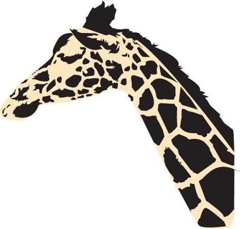 Vector illustration of africa as a animal skin. 5 Best Images of Free Printable Giraffe Stencil - Giraffe ...