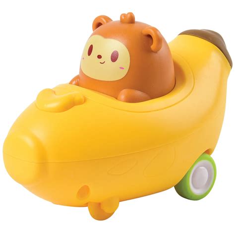 Press And Go Banana Car — The Curious Bear Toy And Book Shop