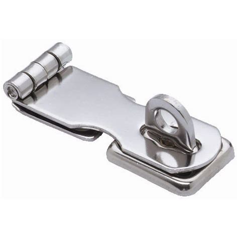 87 In Stainless Steel Swivel Hinge Hasp Lock 12089 3 The Home Depot
