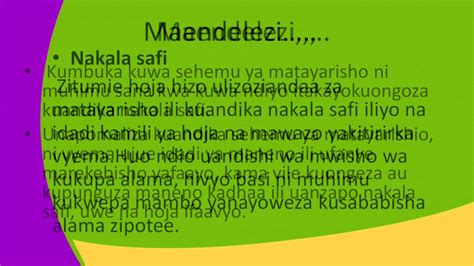 Form3 Kiswahili Lesson4 Mukhtasari Au Ufupisho Youtube