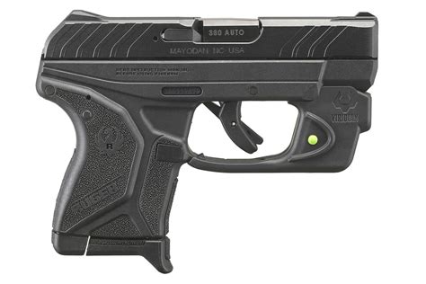Ruger Lcp Ii 380 Acp Pistol With Viridian E Series Green Laser