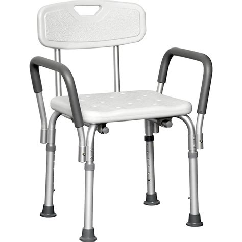 Probasics Deluxe Shower Chair With Padded Arms Bisco Health
