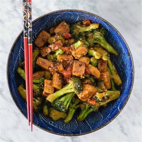 Broccoli And Tofu With Black Bean Sauce The Curious Chickpea