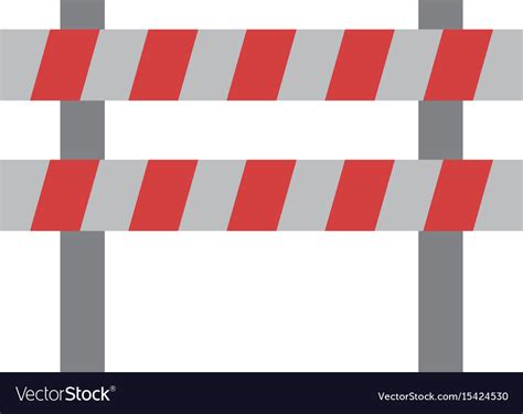Safety Barrier Icon Royalty Free Vector Image Vectorstock