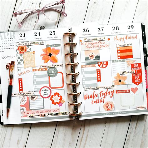 The Happy Planner Classic Happy Planner Layout Creative Planner