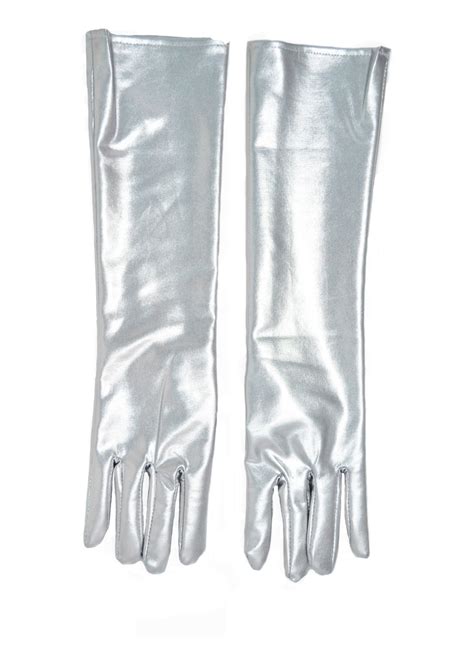 Silver Adult Gloves