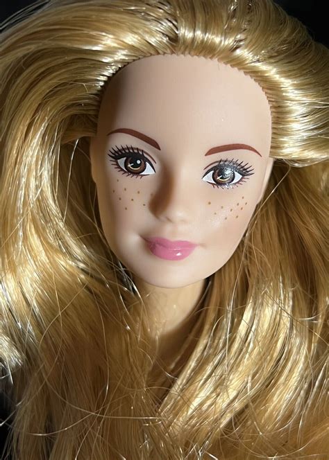 Blonde Brown Eyes Mattel Fashion Barbie Doll Bendable Knees Nude For Ooak O 5 Ebay