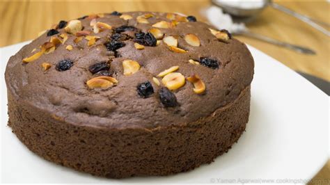 cake chocolate nuts eggless cooker pressure baking recipe sponge oven without cakes recipes choco delectable cookingshooking satisfy flavours tooth mumbai
