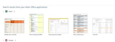 Chore Template Excel Collection