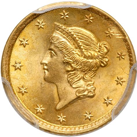 1851 G1 Ms Gold Dollars Ngc