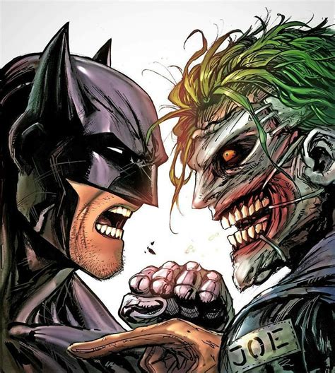 Batman Vs Joker Arte Del Cómic De Batman Arte Batman Personajes Comic