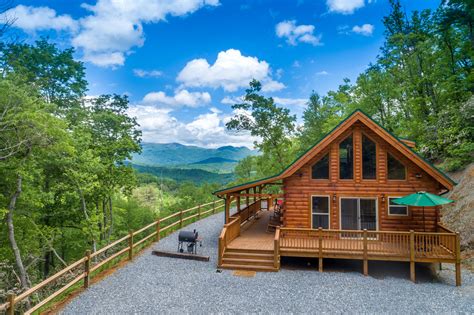 Parkers Creek Log Cabin Amazing Views And Hot Tub Cabins For Rent In
