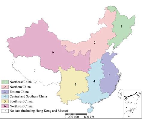 Different Regions Of Chinas Mainland Download Scientific Diagram