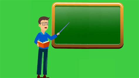معلم يشرح شاشة خضراء كروما خضراء Youtube
