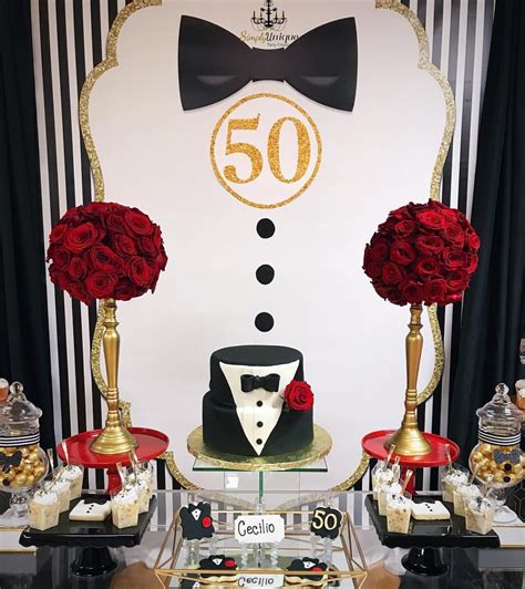 🤵🏻🎩gentleman Themed 50th Birthday🎩🤵🏻 Decorated By Us Supa 50th