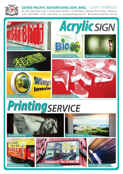 Baron advertising sdn bhd | 121 followers on linkedin. Seven Pacific Advertising Sdn. Bhd. (Klang, Malaysia ...