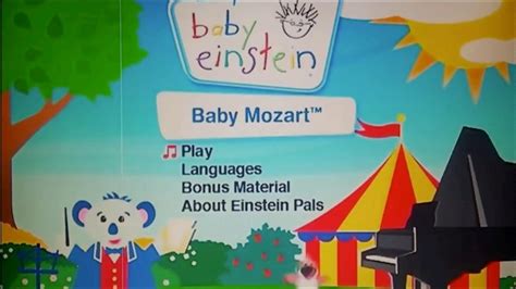 Baby Mozart 2008 Dvd Menu Youtube