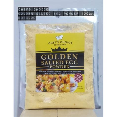 Salted egg prawn (300g of prawn for servings of 5) 1. Chefs Choice Golden Salted Egg Powder 100gm | Shopee Malaysia
