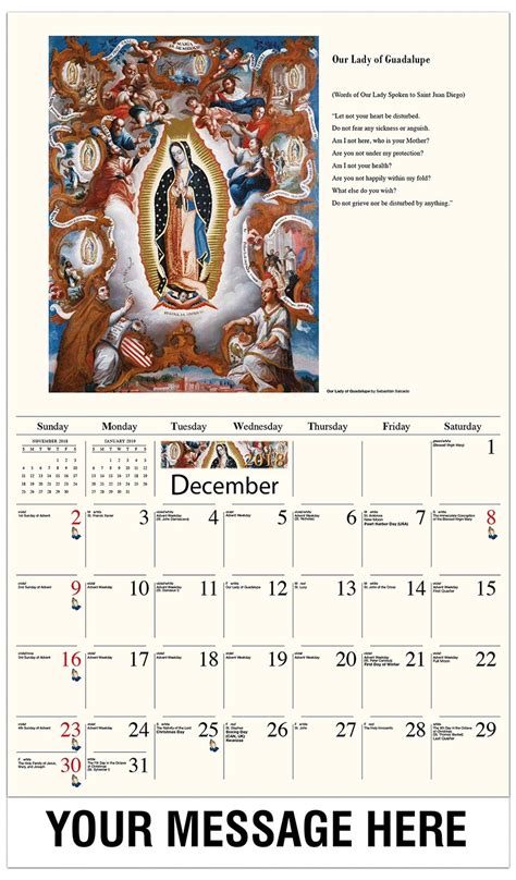Catholic Calendar 2019 Qualads