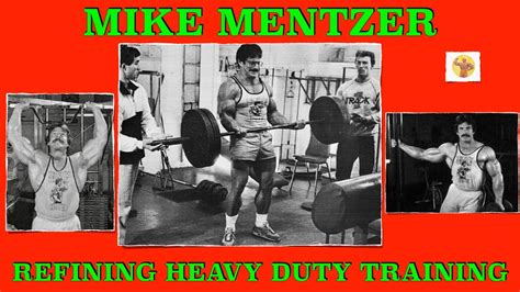 Mike Mentzer Refining Heavy Duty Training Mike Mentzer Every Other Day Split Routine