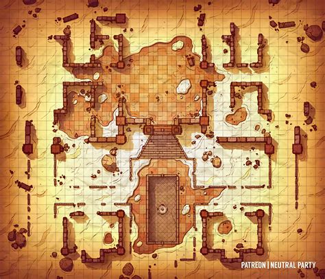Desert Ruins R Battlemaps