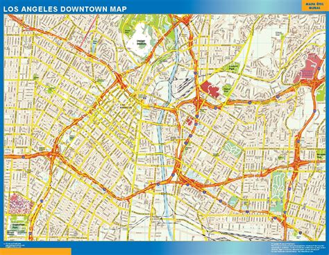 Stadtplan Los Angeles Wandkarte Netmaps Deutschland